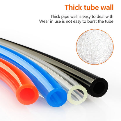 LAIZE Pneumatic Compressor Air Flexible PU Tube, Specification:4x2.5mm, 160m(Transparent) - PU Air Pipe by LAIZE | Online Shopping UK | buy2fix