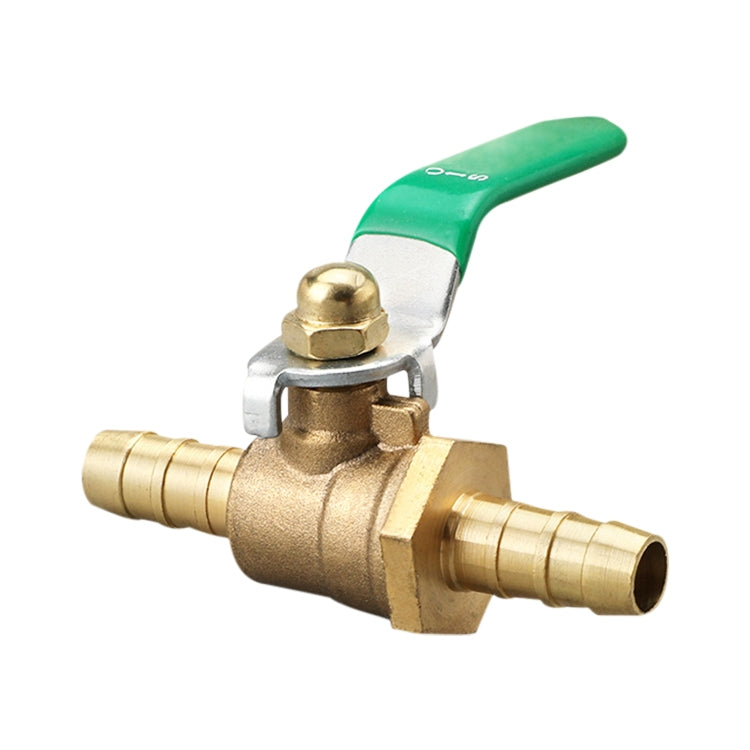 LAIZE Pneumatic Hose Barb Brass Shutoff Ball Valve, Specification:Thickened 8mm -  by LAIZE | Online Shopping UK | buy2fix