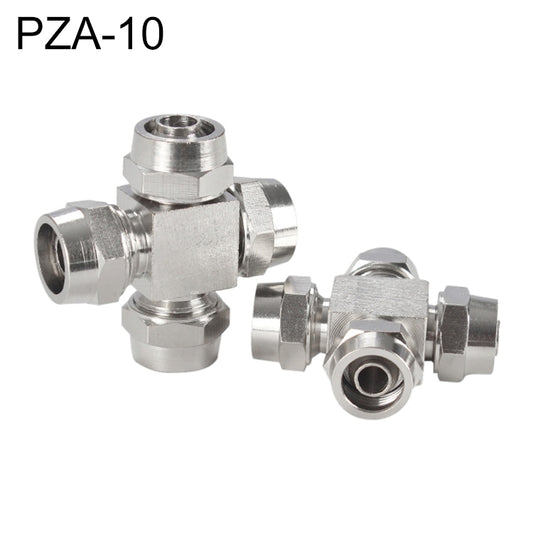 PZA-10 LAIZE Nickel Plated Copper Y-type Tee Pneumatic Quick Connector -  by LAIZE | Online Shopping UK | buy2fix
