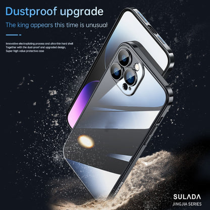 For iPhone 14 SULADA Hard PC Shockproof Phone Case(Dark Purple) - iPhone 14 Cases by SULADA | Online Shopping UK | buy2fix