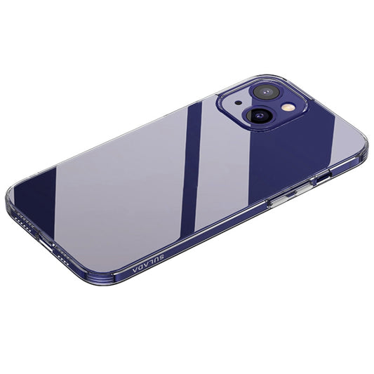 For iPhone 14 SULADA Frosted Series Shockproof Transparent TPU Phone Case(Purple) - iPhone 14 Cases by SULADA | Online Shopping UK | buy2fix