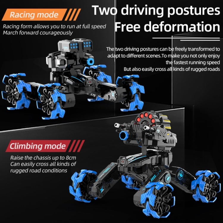 DM-518 Four-wheel Battle Blooming Tire Spray Remote Control Car, Specification:Single Control Soft Bomb(Blue) - RC Cars by buy2fix | Online Shopping UK | buy2fix