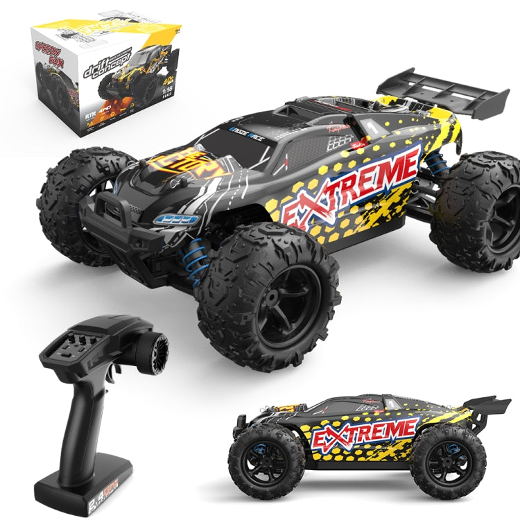 9302E 1:18 Full Scale Remote Control 4WD High Speed Car(Yellow) - RC Cars by buy2fix | Online Shopping UK | buy2fix