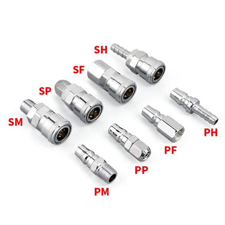 LAIZE SM+PM-20 10pcs C-type Self-lock Air Tube Pneumatic Quick Fitting Connector -  by LAIZE | Online Shopping UK | buy2fix