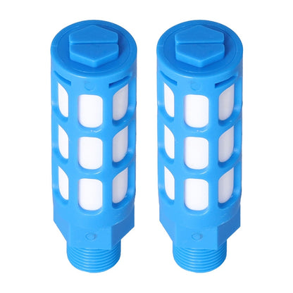 LAIZE Plastic Pneumatic Muffler, Caliber:1 Point(Blue) -  by LAIZE | Online Shopping UK | buy2fix