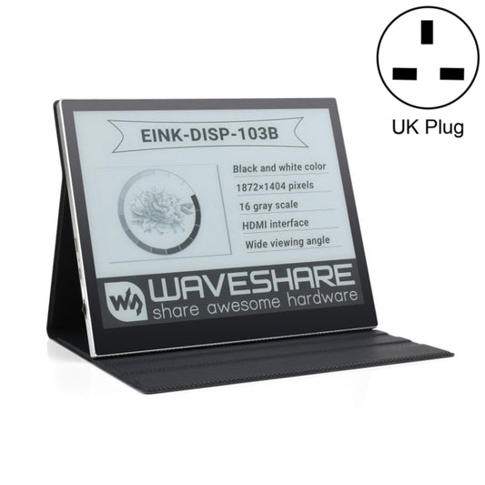 Waveshare 10.3 inch E-Paper Monitor External E-Paper Screen for MAC / Windows PC(UK Plug) - Consumer Electronics by WAVESHARE | Online Shopping UK | buy2fix