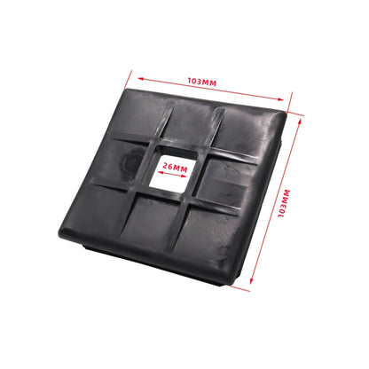 RV 4 inch Square Bumper Cover Caps - In Car by buy2fix | Online Shopping UK | buy2fix