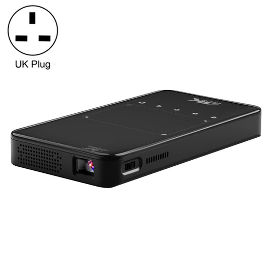 S90 DLP Android 9.0 1GB+8GB 4K Mini WiFi Smart Projector, Power Plug:UK Plug(Black) - Consumer Electronics by buy2fix | Online Shopping UK | buy2fix