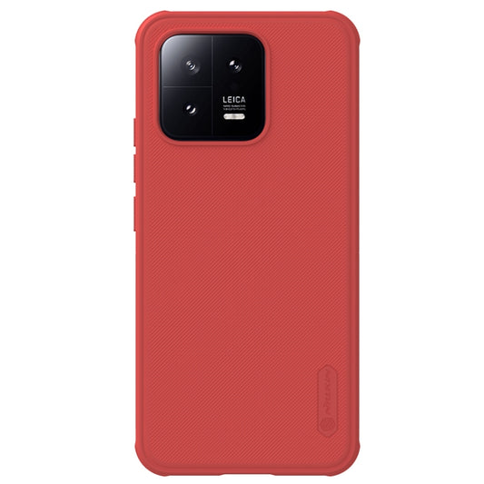 For Xiaomi 13 NILLKIN Frosted Shield Pro PC + TPU Phone Case(Red) - 13 Cases by NILLKIN | Online Shopping UK | buy2fix