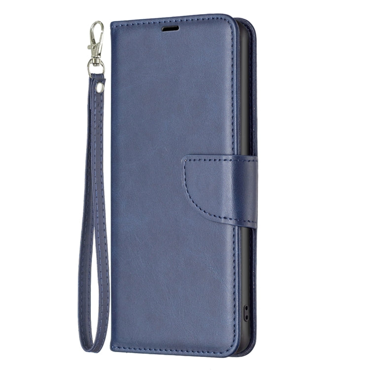 For Xiaomi Redmi 12C Lambskin Texture Leather Phone Case(Blue) - Xiaomi Cases by buy2fix | Online Shopping UK | buy2fix