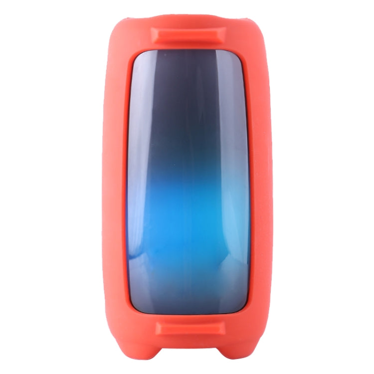 For JBL Pulse 5 Colorful Light Effect Bluetooth Speaker Silicone Case with Shoulder Strap(Red) - Protective Case by buy2fix | Online Shopping UK | buy2fix