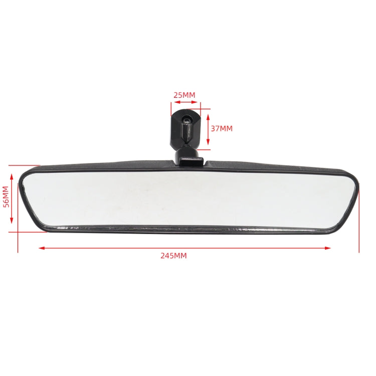 10 inch Car Modified Large Field View Reflective Auxiliary Rearview Mirror - In Car by buy2fix | Online Shopping UK | buy2fix