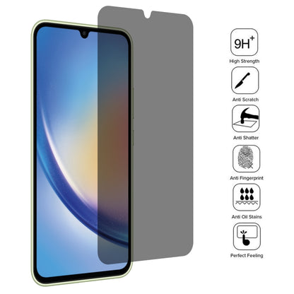 For Samsung Galaxy A34 5G 25pcs Flat Surface Privacy Tempered Glass Film - Galaxy Tempered Glass by buy2fix | Online Shopping UK | buy2fix