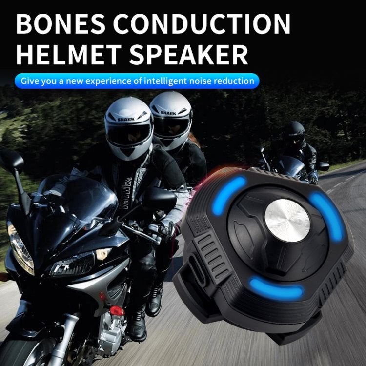 Mucro H2R Helmet Mounted Bone Conduction Bluetooth Speaker(Blue) - Mini Speaker by Mucro | Online Shopping UK | buy2fix