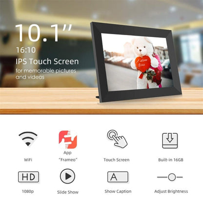 10.1 inch IPS Display WiFi Cloud Photo Frame, RK3126C Quad Core up to 1.5GHz, 1GB+16GB, Power Plug:AU Plug(Black) - Consumer Electronics by buy2fix | Online Shopping UK | buy2fix