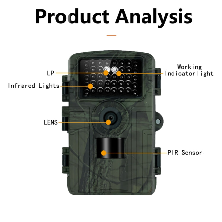 PR5000 2 Inch LCD Screen 1080P WiFi Infrared Night Vision Wildlife Hunting Tracking Camera - Hunting Cameras by buy2fix | Online Shopping UK | buy2fix