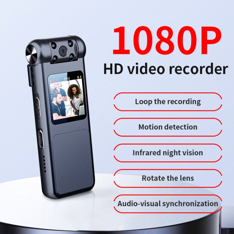 JNN V18 1080P Infrared Light Filling HD Video Recorder, Capacity:128G(Black) - Digital Video Recorder by JNN | Online Shopping UK | buy2fix