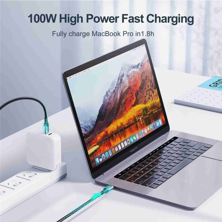 JOYROOM S-CC100A10 Extraordinary Series 100W USB-C / Type-C to USB-C / Type-C Fast Charging Data Cable, Cable Length:1.2m(Black) - USB-C & Type-C Cable by JOYROOM | Online Shopping UK | buy2fix