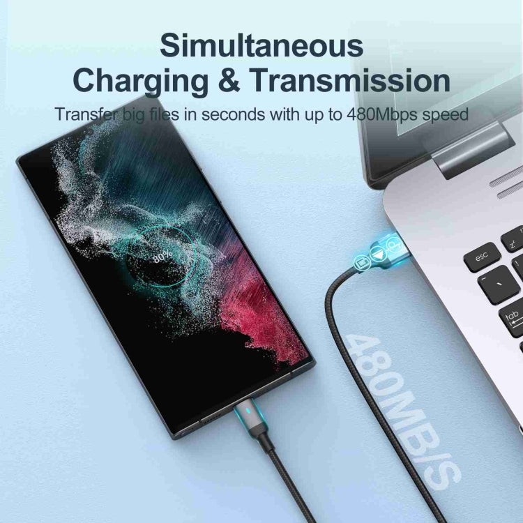 JOYROOM S-CC100A10 Extraordinary Series 100W USB-C / Type-C to USB-C / Type-C Fast Charging Data Cable, Cable Length:1.2m(Black) - USB-C & Type-C Cable by JOYROOM | Online Shopping UK | buy2fix