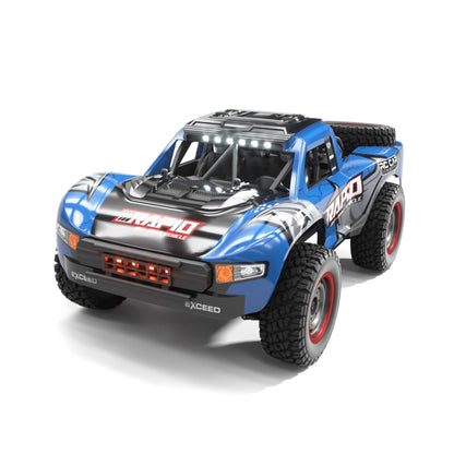 JJR/C Q130 Full-scale High-brush Four-wheel Drive High-speed Pickup Remote Control Car(Blue) - RC Cars by JJR/C | Online Shopping UK | buy2fix