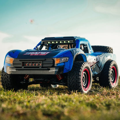 JJR/C Q130 Full-scale High-brush Four-wheel Drive High-speed Pickup Remote Control Car(Blue) - RC Cars by JJR/C | Online Shopping UK | buy2fix