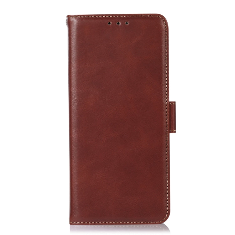 For Samsung Galaxy M14 5G Crazy Horse Top Layer Cowhide Leather Phone Case(Brown) - Galaxy Phone Cases by buy2fix | Online Shopping UK | buy2fix