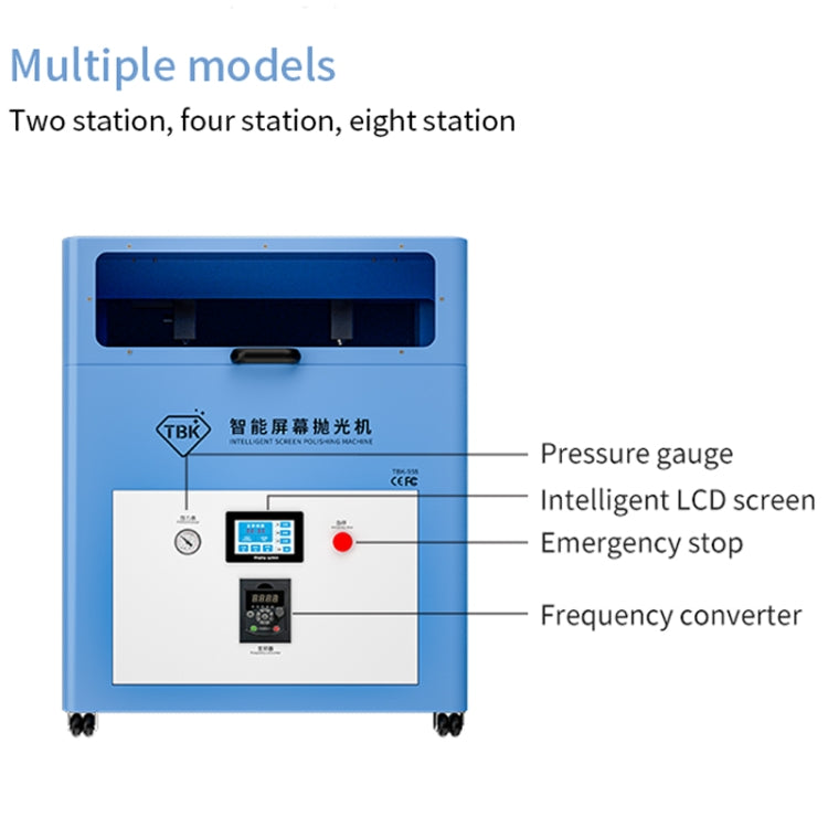 TBK 938M Multi-station Mobile Phone Screen Water Mill Polishing Machine(US Plug) - Repair & Spare Parts by TBK | Online Shopping UK | buy2fix