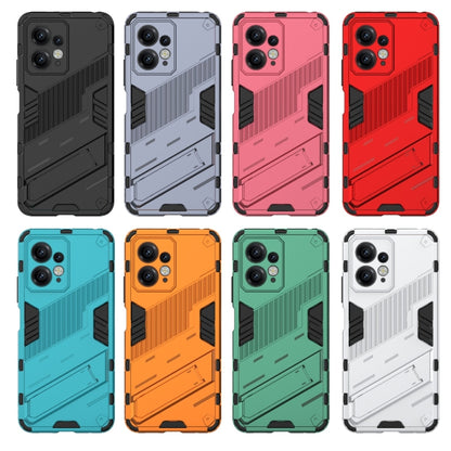 For Xiaomi Redmi Note 12 4G Global Punk Armor 2 in 1 PC + TPU Shockproof Phone Case with Holder(Orange) - Note 12 Cases by buy2fix | Online Shopping UK | buy2fix