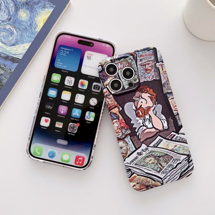 For iPhone 11 Pro Max Precise Hole Oil Painting Glossy PC Phone Case(Tower) - iPhone 11 Pro Max Cases by buy2fix | Online Shopping UK | buy2fix