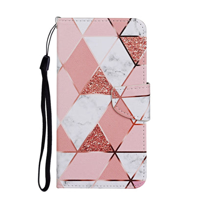 For Xiaomi Redmi Note 12 5G Global/Poco X5 Colored Drawing Pattern Flip Leather Phone Case(Marble) - Note 12 Cases by buy2fix | Online Shopping UK | buy2fix