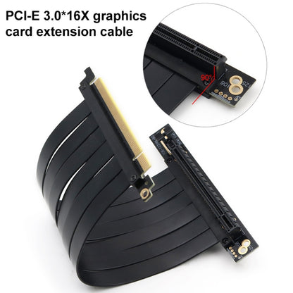 PCI-E 3.0 16X 90 Degree Graphics Card Extension Cable, Length:50cm -  by buy2fix | Online Shopping UK | buy2fix