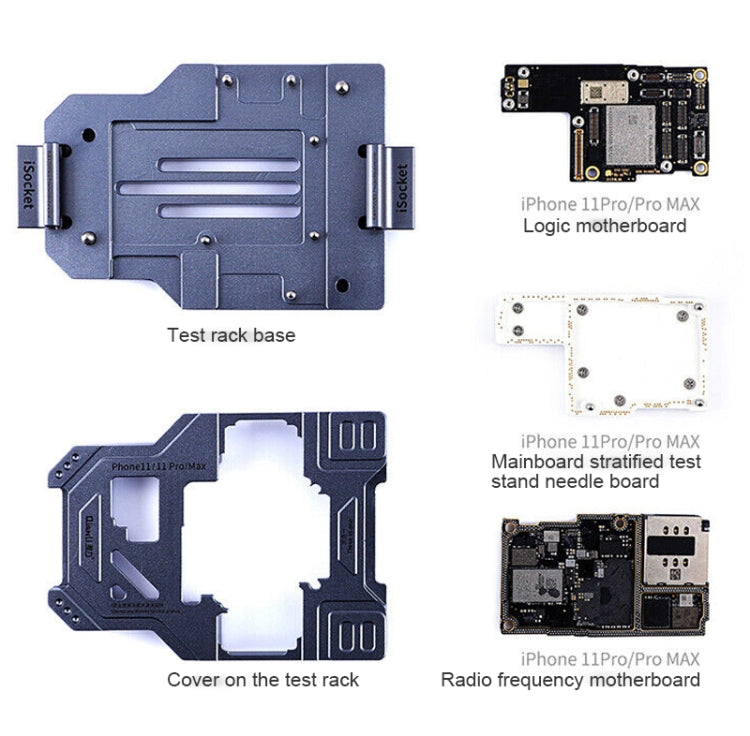 Qianli iSocket Motherboard Layered Test Fixture For iPhone 11 Series - Repair & Spare Parts by QIANLI | Online Shopping UK | buy2fix