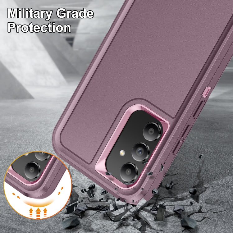 For Samsung Galaxy A54 Life Waterproof Rugged Phone Case(Purple + Pink) - Galaxy Phone Cases by buy2fix | Online Shopping UK | buy2fix