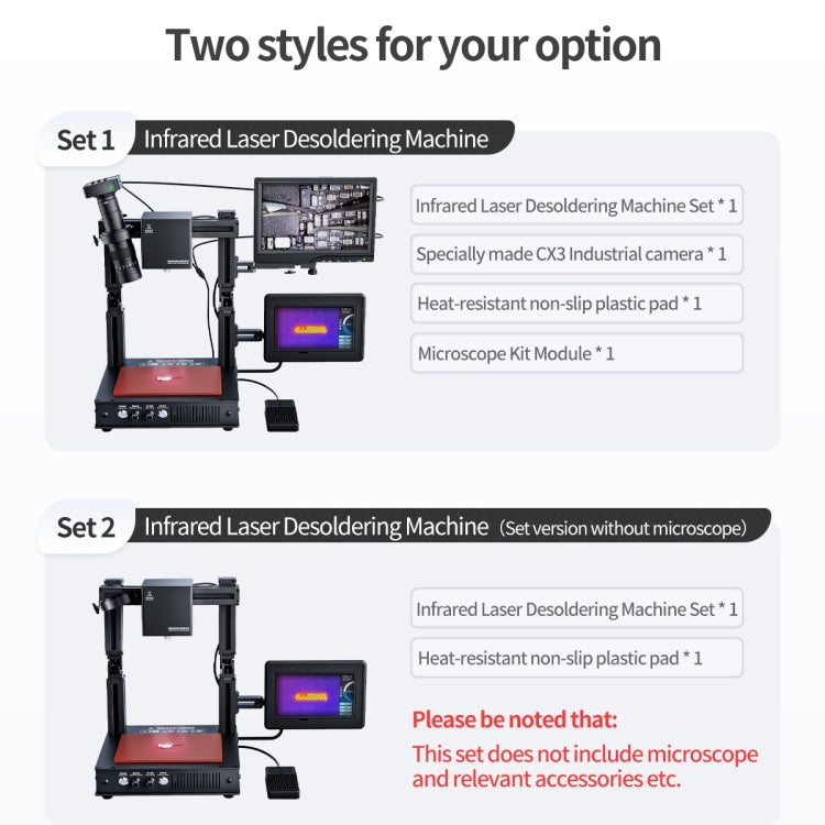 Mega-idea Intelligent Infrared Laser Desoldering Machine, Model:Without Microscope Set(US Plug) - Separation Equipment by QIANLI | Online Shopping UK | buy2fix