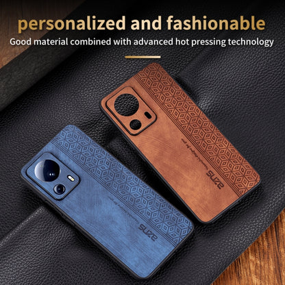 For Xiaomi 13 Lite / Civi 2 AZNS 3D Embossed Skin Feel Phone Case(Purple) - 13 Lite Cases by AZNS | Online Shopping UK | buy2fix