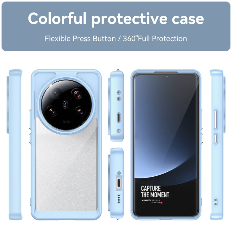 For Xiaomi 13 Ultra Colorful Series Acrylic + TPU Phone Case(Blue) - 13 Ultra Cases by buy2fix | Online Shopping UK | buy2fix