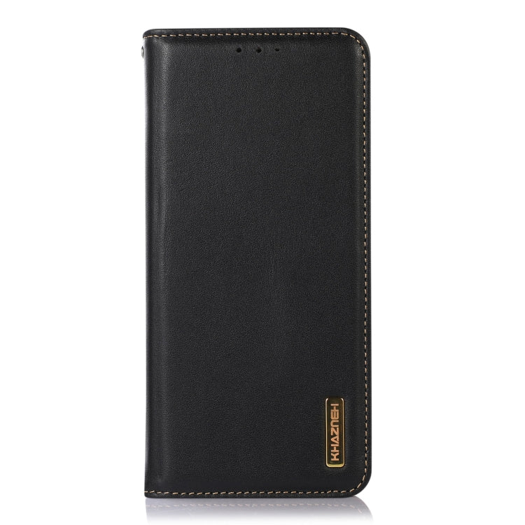 For Samsung Galaxy F14 5G KHAZNEH Nappa Top Layer Cowhide Leather Phone Case(Black) - Galaxy Phone Cases by buy2fix | Online Shopping UK | buy2fix