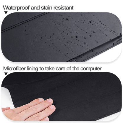 13-14 inch Universal Laptop Magnetic Holder Stitching Inner Bag(Black) - 13.3 inch by buy2fix | Online Shopping UK | buy2fix