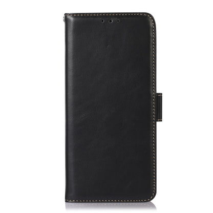 For Samsung Galaxy M54 5G Crazy Horse Top Layer Cowhide Leather Phone Case(Black) - Galaxy Phone Cases by buy2fix | Online Shopping UK | buy2fix