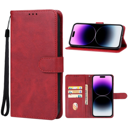 For iPhone 15 Pro Max Leather Phone Case(Red) - iPhone 15 Pro Max Cases by buy2fix | Online Shopping UK | buy2fix