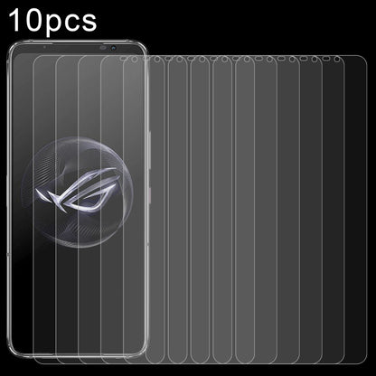 For Asus ROG Phone 7 / 7 Pro 10pcs 0.26mm 9H 2.5D Tempered Glass Film - ASUS Tempered Glass by buy2fix | Online Shopping UK | buy2fix