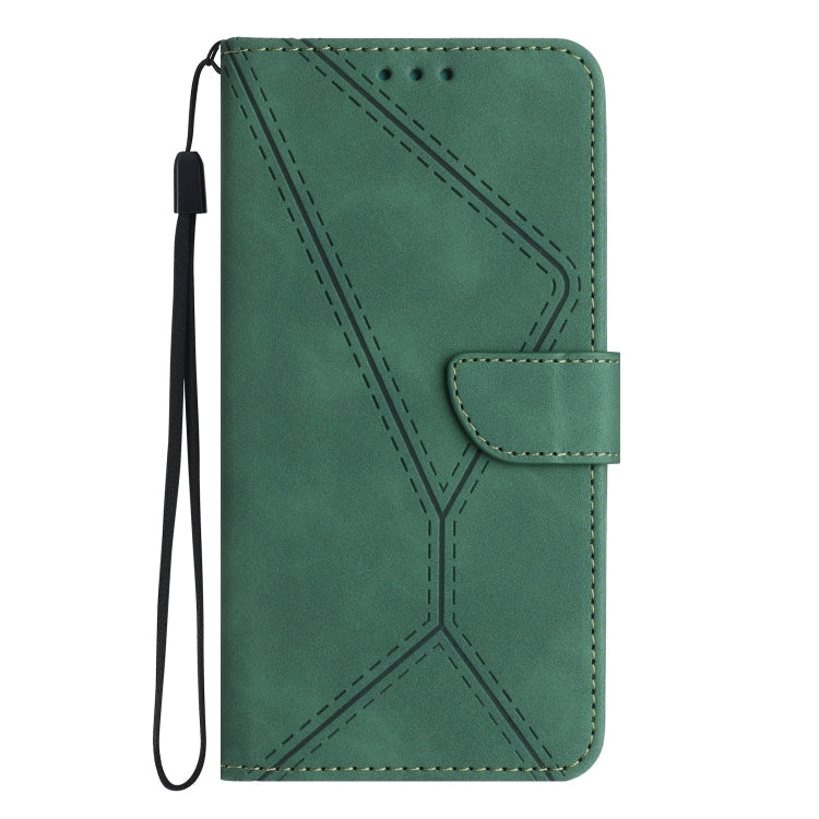 For Sony Xperia 1 III Stitching Embossed Leather Phone Case(Green) - Sony Cases by buy2fix | Online Shopping UK | buy2fix