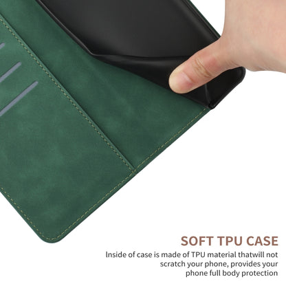 For Redmi Note 11 4G Global Stitching Embossed Leather Phone Case(Green) - Xiaomi Cases by buy2fix | Online Shopping UK | buy2fix