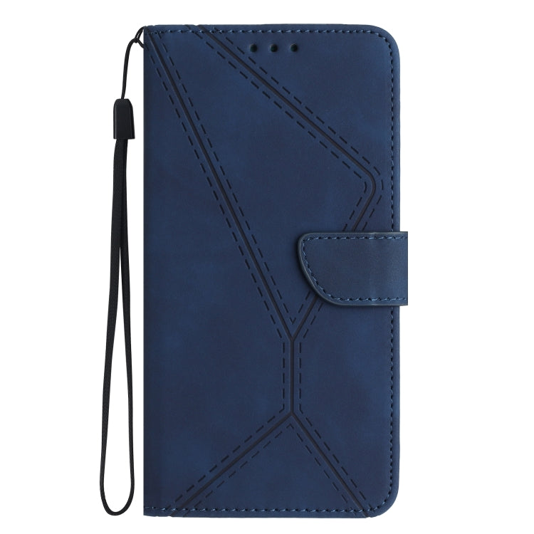 For Xiaomi Redmi A1+ / A2+ Stitching Embossed Leather Phone Case(Blue) - Xiaomi Cases by buy2fix | Online Shopping UK | buy2fix