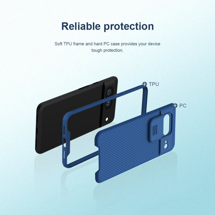 For Google Pixel 8 NILLKIN CamShield Pro PC Phone Case(Green) - Google Cases by NILLKIN | Online Shopping UK | buy2fix
