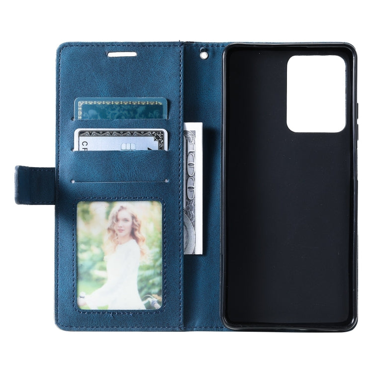 For Redmi Note 12 Pro+ Skin Feel Splicing Horizontal Flip Leather Phone Case(Blue) - Note 12 Pro+ Cases by buy2fix | Online Shopping UK | buy2fix