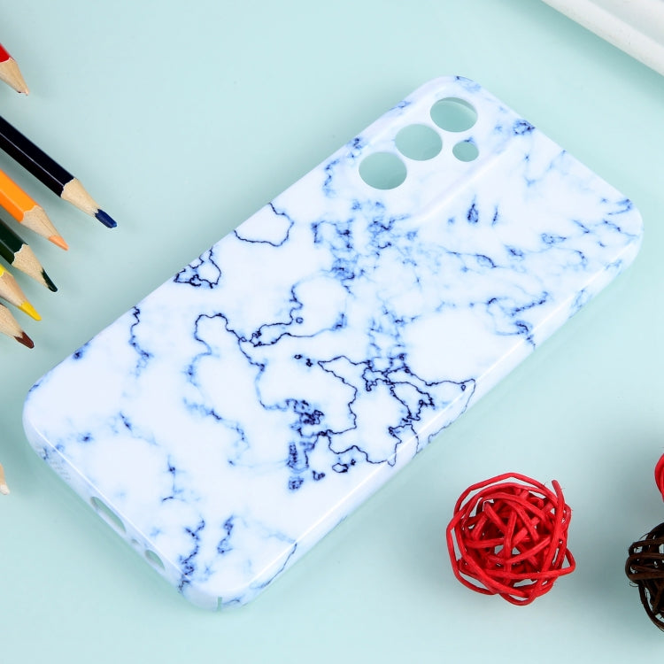 For Samsung Galaxy A34 Marble Pattern Phone Case(Blue White) - Galaxy Phone Cases by buy2fix | Online Shopping UK | buy2fix