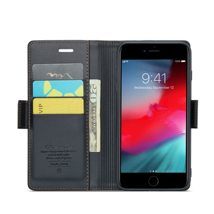 For iPhone 6 Plus/7 Plus/8 Plus CaseMe 023 Butterfly Buckle Litchi Texture RFID Anti-theft Leather Phone Case(Black) - More iPhone Cases by CaseMe | Online Shopping UK | buy2fix