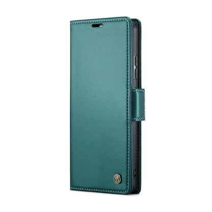 For Xiaomi 13 CaseMe 023 Butterfly Buckle Litchi Texture RFID Anti-theft Leather Phone Case(Pearly Blue) - 13 Cases by CaseMe | Online Shopping UK | buy2fix