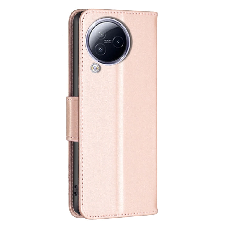 For Xiaomi Civi 3 5G Two Butterflies Embossing Leather Phone Case(Rose Gold) - Xiaomi Cases by buy2fix | Online Shopping UK | buy2fix